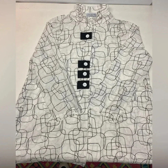 Terra Apparel button down shirt tunic - Picture 12 of 13